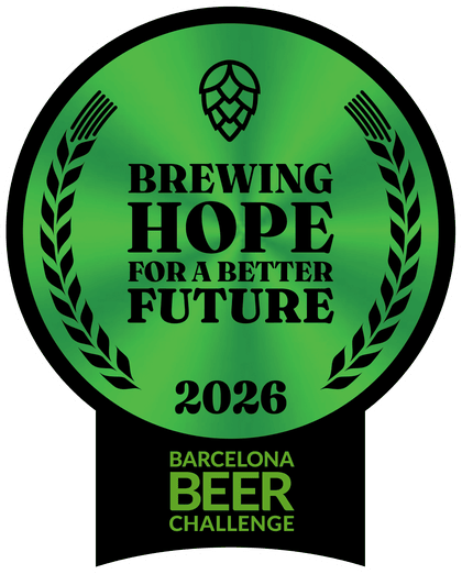 Medalla del premi Brewing Hope for a Better Future del Barcelona Beer Challenge