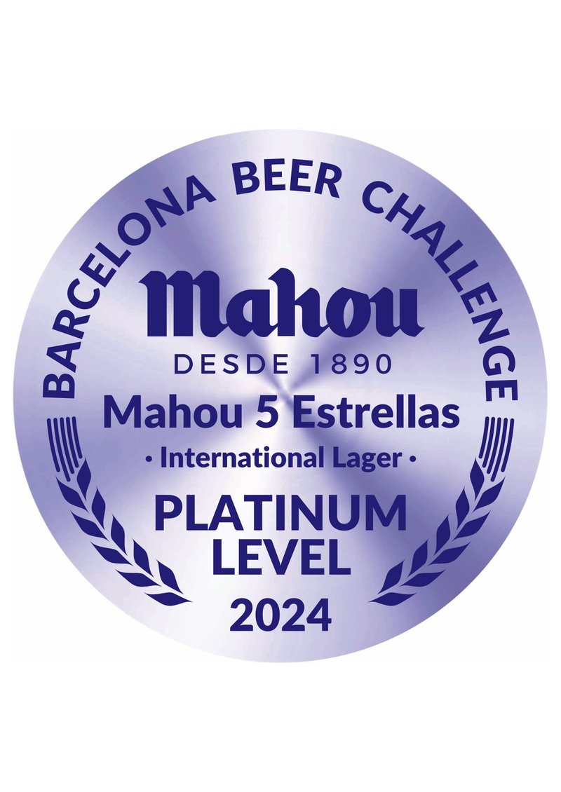 Platinum medal 2024: Mahou – Mahou 5 Estrellas